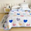 Washable Cotton Summer Quilt - Single & Double Sizes, Perfect for Naps & Gifts