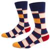 Men's High Waist Trendy Long Socks - European American Autumn Winter Style Plus Size 4348