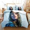 FLETCHER In Search Of The Antidote Dreamy Glow Portrait HD Print Bedding Set Duvet Cover + 2 Pillowcases Pop Teen Room Decor