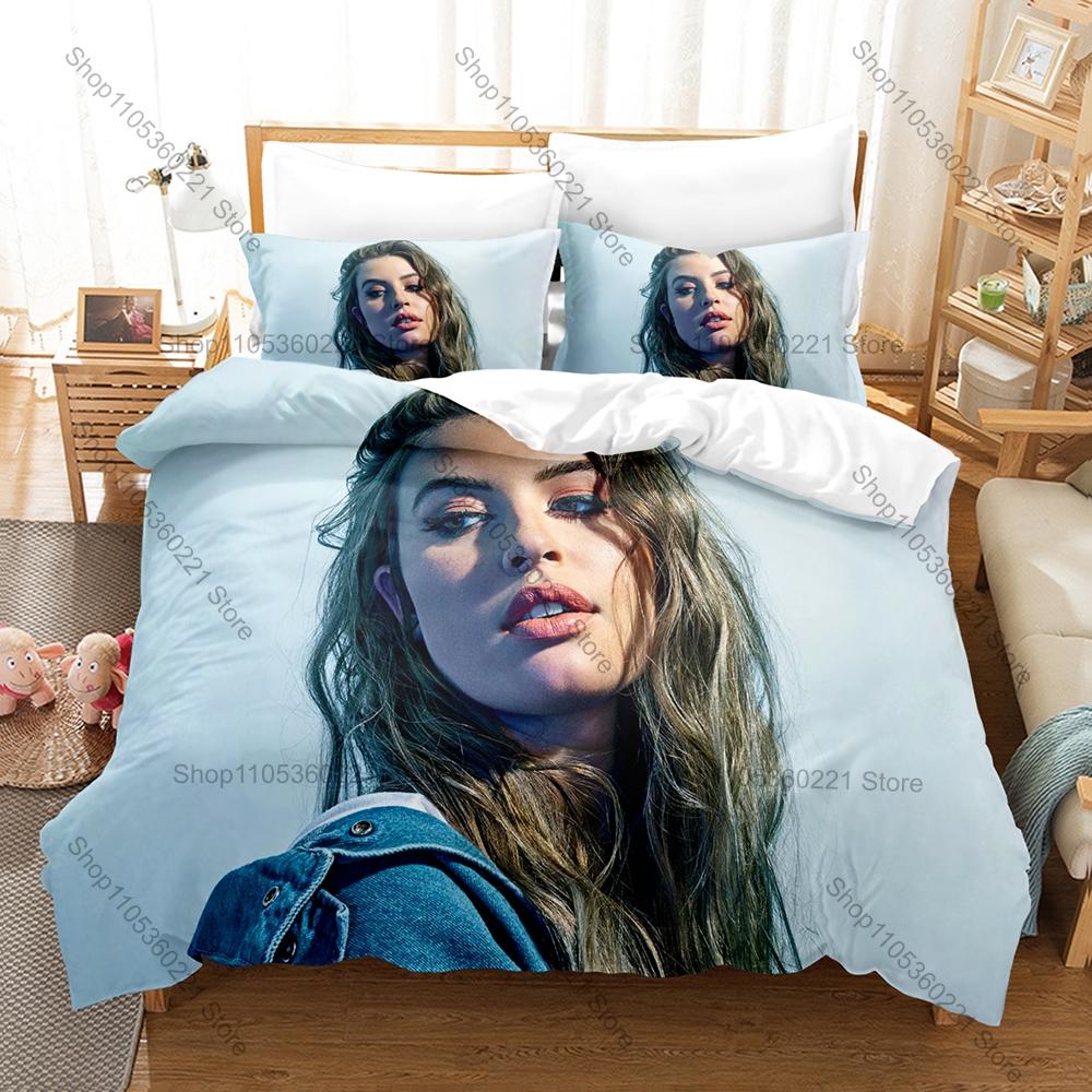 FLETCHER In Search Of The Antidote Dreamy Glow Portrait HD Print Bedding Set Duvet Cover + 2 Pillowcases Pop Teen Room Decor