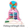 Magnetic Wooden Fishing Game Learning Preschool for Kids Children Boys Girls Dinosaur