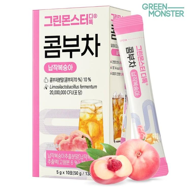 [Green Monster] Detox Kombucha (5 Refreshing Flavors) (1 Unit-10sticks)