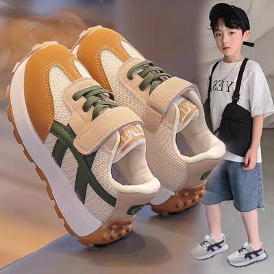 Scarpe da uomo Primavera e autunno Nuove scarpe sportive per bambini Superficie a rete Scarpe da padre traspiranti Scarpe da bambino Forrest Gump per bambini grandi