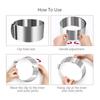 Einstellbare Mousse Ring & Kuchen Kragen Surround Film Futter Ring Formen 3D Runde Backform Küche Dessert Dekoration Werkzeuge