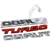 3D Car Sticker Turbocharged Turbo Metal Badge Car Modification Accessories Rear Marked Side Marking Decorative Car Sticker