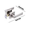 Privacy Door Handle Lock Heavy Duty Interior Bedroom Bathroom Office Door Knob with Lock for Home Security Safety