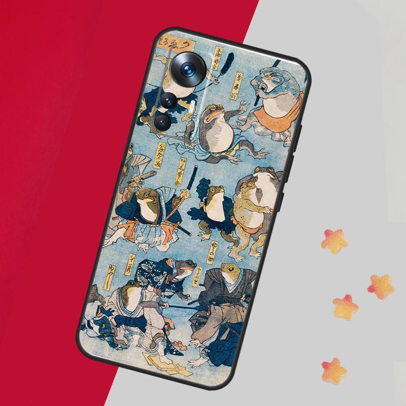 Vintage Retro Frog Mushrooms Case For Xiaomi 14 13 15 Ultra 11T 12T 13T 14T Pro Cover For POCO X7 Pro X3 X5 X6 F5 F6 F7