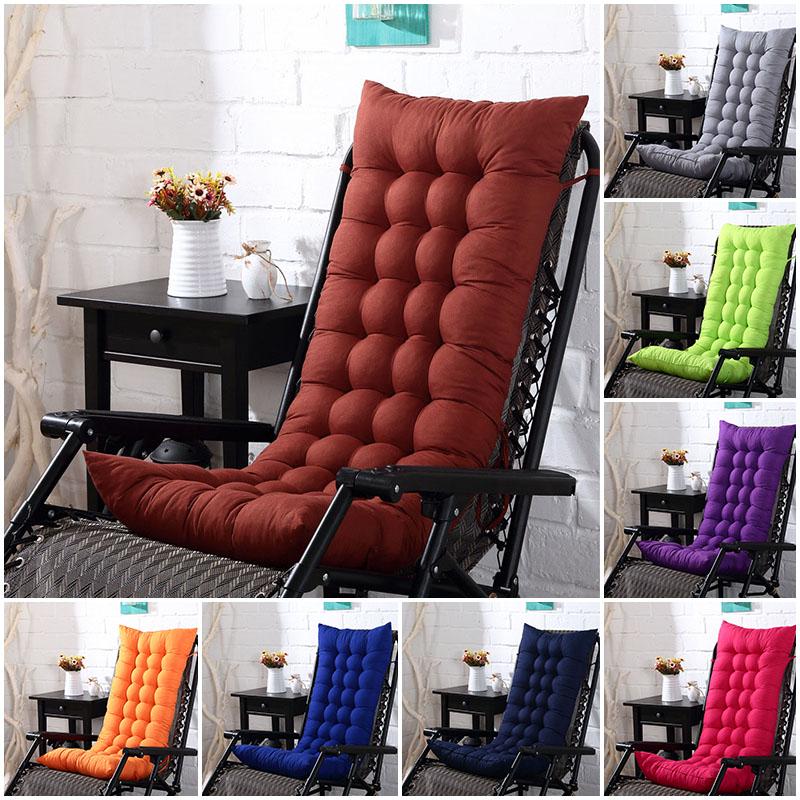 Back High Outdoor Chair Cushions Soft Seat Pad Backyard Garden Cushion Thick