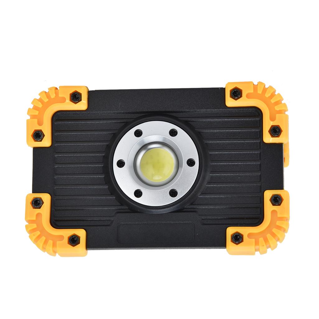 LED Emergency Flood Light Mini COB Work Light Portable Round USB Charging Camping Light for Outdoor