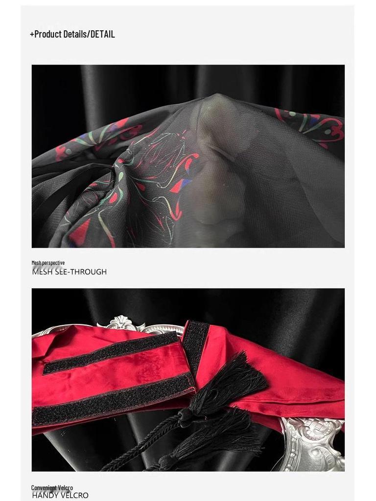 Seductive Hanfu-Style Lingerie Set: Temptation Sleepwear with Quick Release