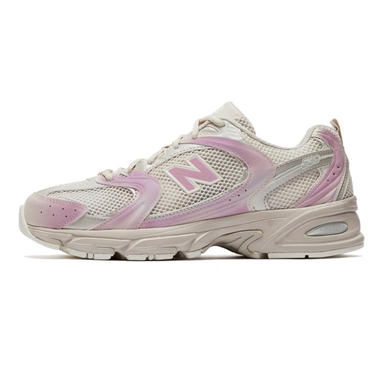 

New Balance NB 530 Slip Resistant, Abrasion Resistant, Breathable Low top Running Shoes Unisex Beige Brown Pink MR530AA1(D)(Team10-N) 41.5