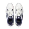 Li Ning Common 80s Fashion Trend Cushioning Abrasion Resistant Low top Casual Shoes Men's White Gray Dark Ship Blue AGCW135-1