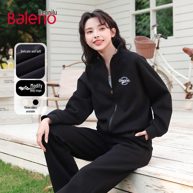

Baleno Women s Cropped Black Cardigan Hoodie XL