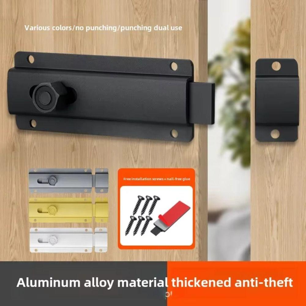 Versatile Use Door Lock Anti-theft Door Lock Buckle Creative Security Bolt Lock  Hardware