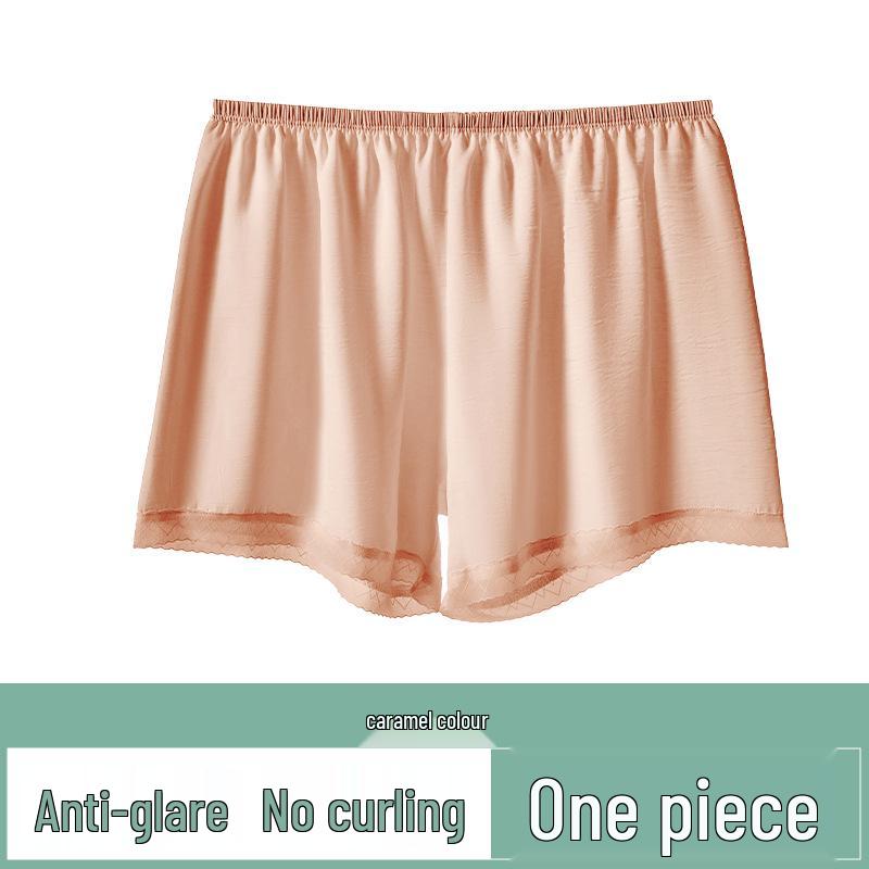 

Women s Sheer Ice Silk Safety Shorts - Lightweight, No Roll, Three-Quarter Length, Wear Inside or Outside Large (110-130 cm)
