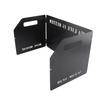 Camping Stove Windscreen Outdoor Folding Portable Metal Stove  Wind Blocker Folding Camping Stove Windscreen
