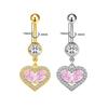 Heart-Shaped Animal Style Navel Ring - Trendy European & American Fashion Jewelry