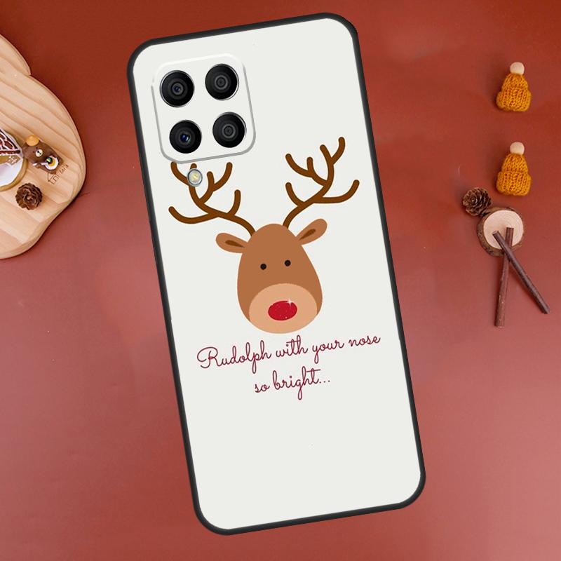 Merry Christmas Reindeer Case For Samsung Galaxy M52 M32 M22 M12 M13 M23 M33 M53 M14 M34 M54 M20 M30s M31s M51 Cover