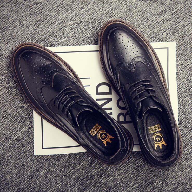 Fashion Autumn New Bullock Men Classic Business Formal Shoes Men Oxford Shoes Men Dress Shoes 2025 tyu67