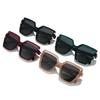 Bao Ge Glasses, Large Frame Polarized Sunglasses, Fashionable Retro Ins Street Shot Rivet Wind Tr90