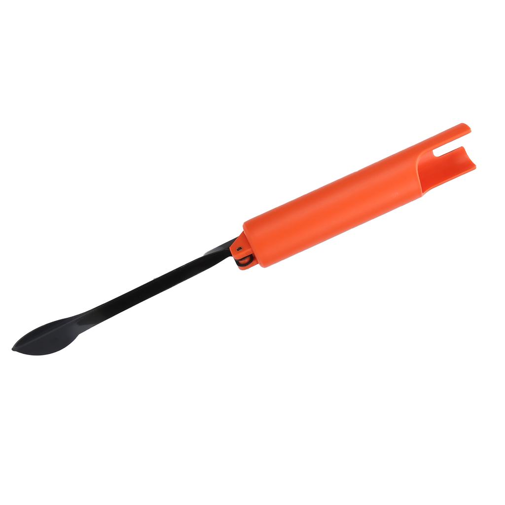 Fishing Rod Holder Foldable Orange Fish Pole Ground Inserted Support Bracket Accessory