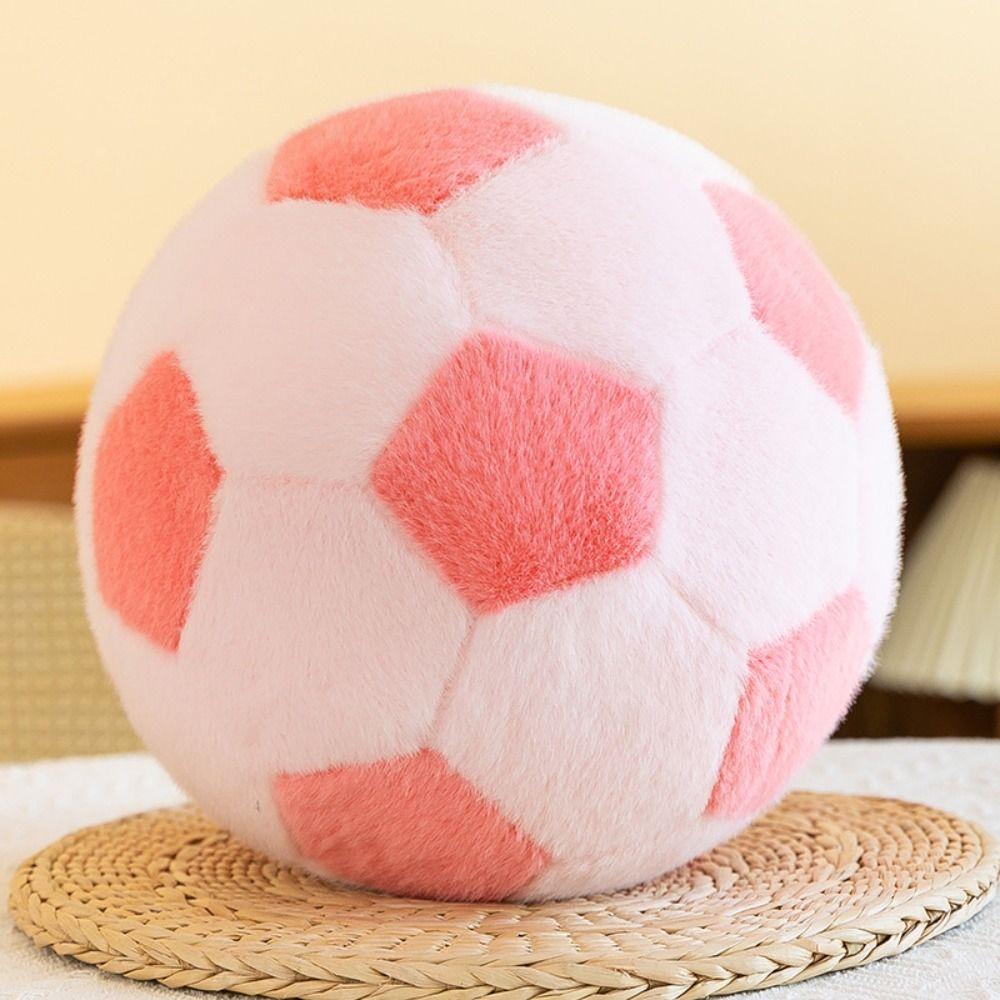 Mascot Ball Ball Shape Soccer Ball Throw Pillow Stuffed Soft Football Throw Pillow 1320Cm Ins Football Friends Birthday Gifts