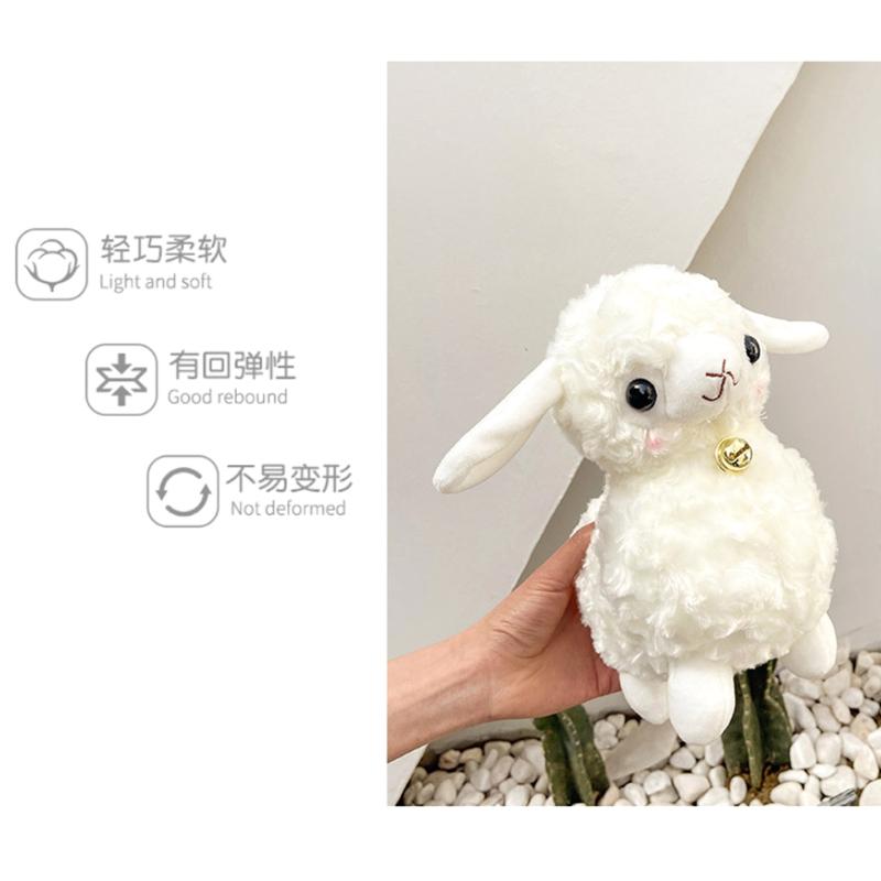 Kawaii Baby Goat Soft Plush toys Cute Goat for Doll Creative Cartoon Sheep for Doll Room Decorations Toys Christmas