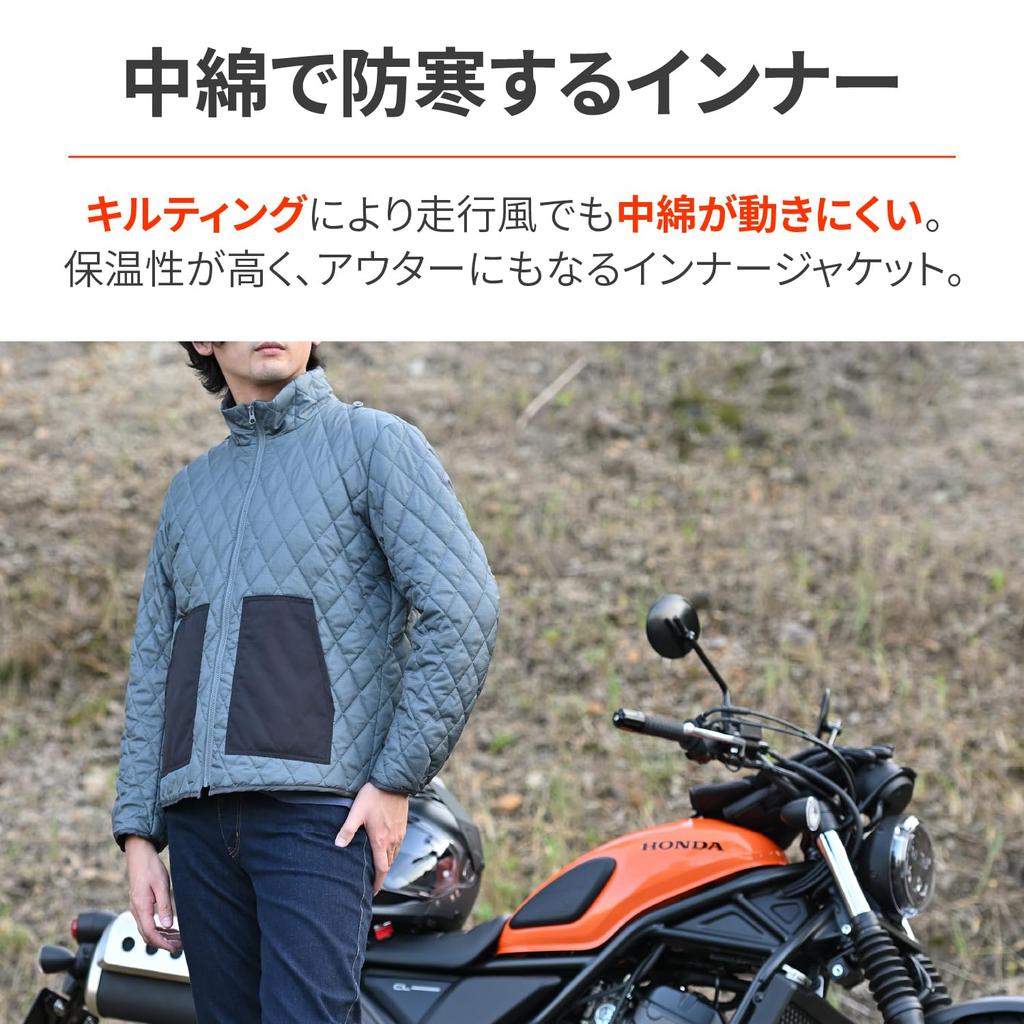 Daytona Motorcycle Jacket CE Standard Soft Protector Included Windproof Mountain 3WAY Parka Charcoal XL Size Spring/Autumn/Winter DJ-007