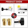 260-8419 Steel/Copper Knob Adjustable Brake Proportioning Valve 1/8"-27 NPT Outlet Replace 260-12627