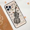 Sheet Music Phone Case For iPhone 17 Pro Max 14 13 12 11 15 16 Pro Max mini 16 Plus 16e 17 Air Funda