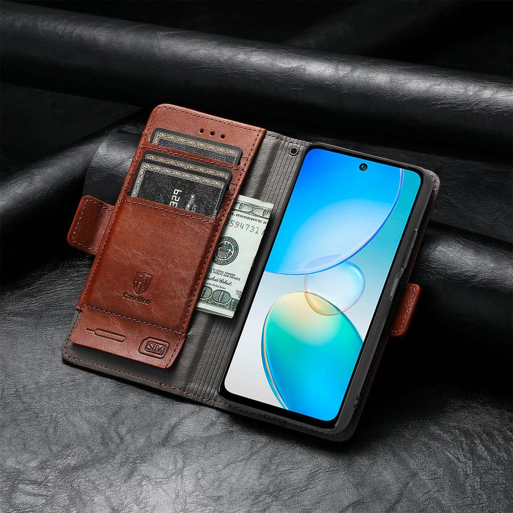 Multifunctional Magnetic Flip Cover Leather Case for Infinix/Tecno Series. Infinix Note 40/Spark 30C/Camon 40/Note12... Where Fashion Meets Function