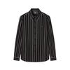 Navigare Men's High-Elastic Soft Striped Long-Sleeve Shirt