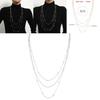 Fashion Long Pendant Necklace With O Link Chain And Pearl For Daily Wear