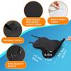 Lumbar Support Pillow for Car, Truck Accessories Travel Essentials, Memory Foam Back Cushion for Back Pain Relief,Fits Most Cars