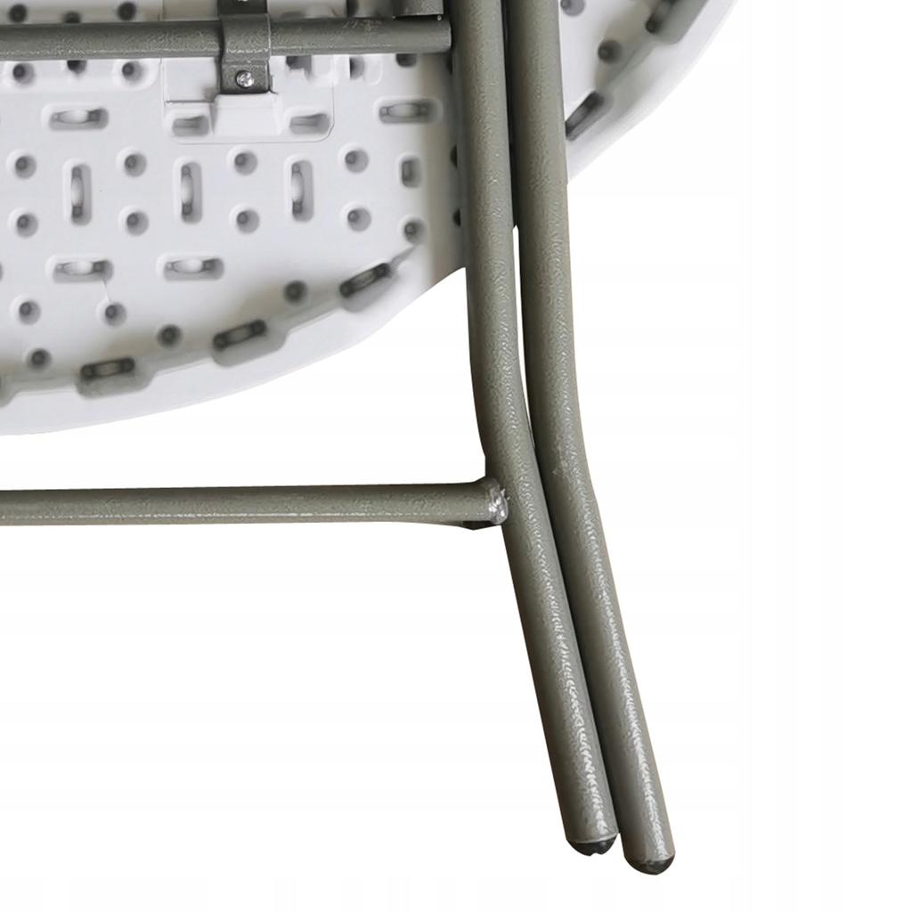 Tavolo Pieghevole da Giardino per Catering e Banchetti Nuforma Rotondo 80Cm
