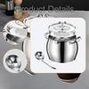 And Practical Oil Storage Container with Strainer, Lid Spoon, Versatile Kitchen Accessory