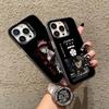 Asta Cartoon B-Black Clover Phone Case For IPhone17 Air 16 15 14 Plus 13 12 11 Pro 7 8 XS Max XR Silver Black Bumper Case