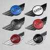 Auto Emblem Heck Front Abdeckung Logo für Mini F55 F56 F60 Cooper R50 R52 R53 R56 R57 JCW F54 R58 R60 COUNTRYMAN 15.1x6.5cm
