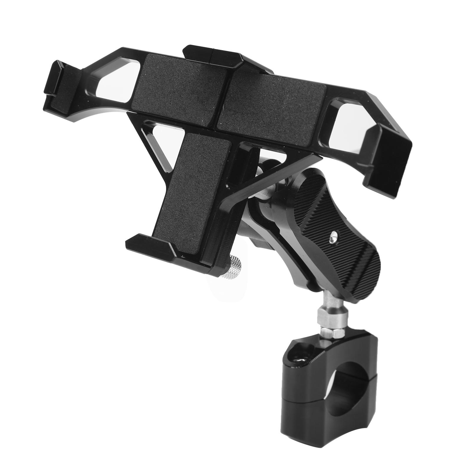 

Universal Motorcycle Phone Holder for 22mm Handlebar 360 Degrees Rotatable Phone Mount Bracket