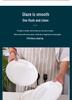 Gold-Trimmed Bone China Dinner Plate - Jingdezhen White Ceramic
