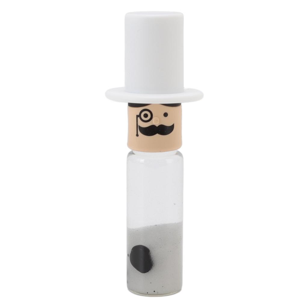 Ferrofluid Display Toy Magnetic Liquid Stress Relief Educational Cylindrical Ferrofluid Toy Black