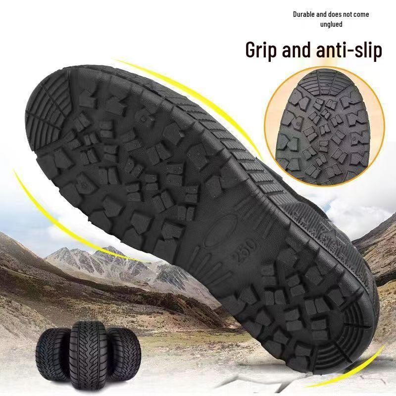 New Liberation Breathable Canvas Work Shoes for Farm and Construction, Available In High-Top and Low-Top Styles.