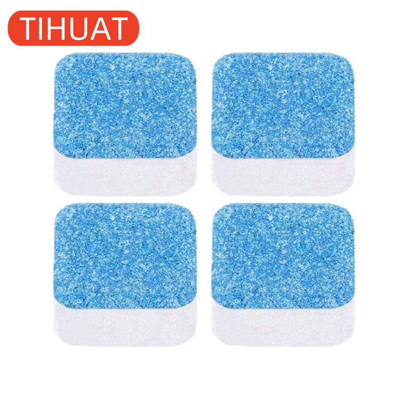 4 ks Čisticí tablety do pračky šumivé Odstraňovač plísní Deodorant