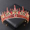 Baroque Crystal Crown Tiara Rhinestone Prom Princess Diadem Bridal Wedding Hair Accessories Jewelry Crown Tiara For Women Bride