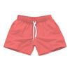Mens Swim Trunks with Side Pockets Summer Casual Solid Color Beach Shorts Quick Dry Lightweight Board Shorts Swimwear Swimsuit