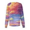 Women's Casual Long Sleeve Single Breasted Printed Dry- Top
