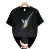American Trendy Brand Short-Sleeved Pure Cotton Men'S Printed T-Shirt Trendy Men'S And Women'S Versatile Round Neck T-Shirt Men'S
