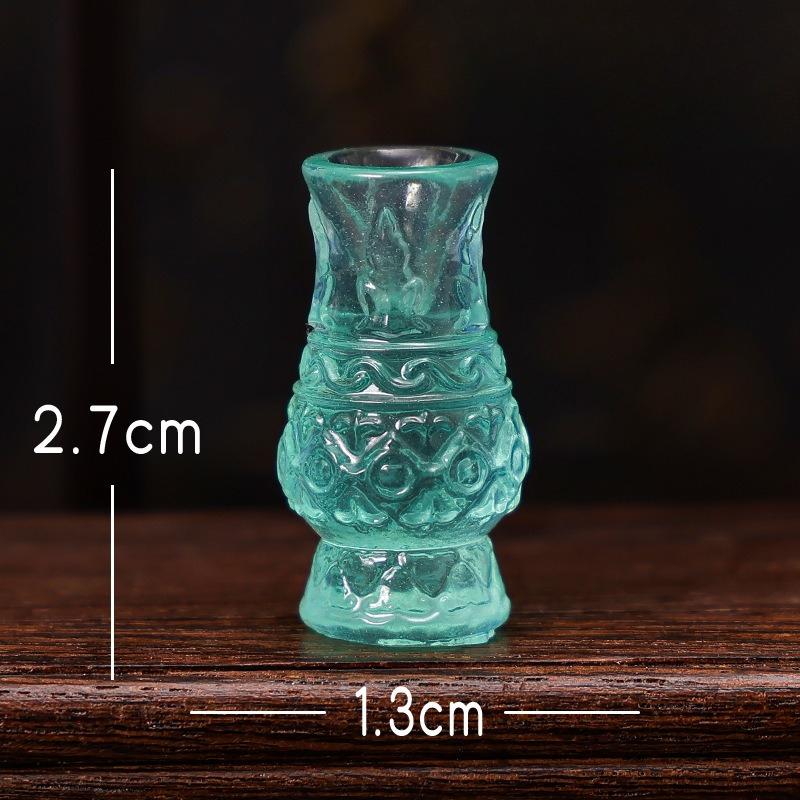 Micro-landscape Ornaments, Luminous Simulation Bronze Wares, Car Garden Landscaping Resin Craft Decorative Small Ornaments