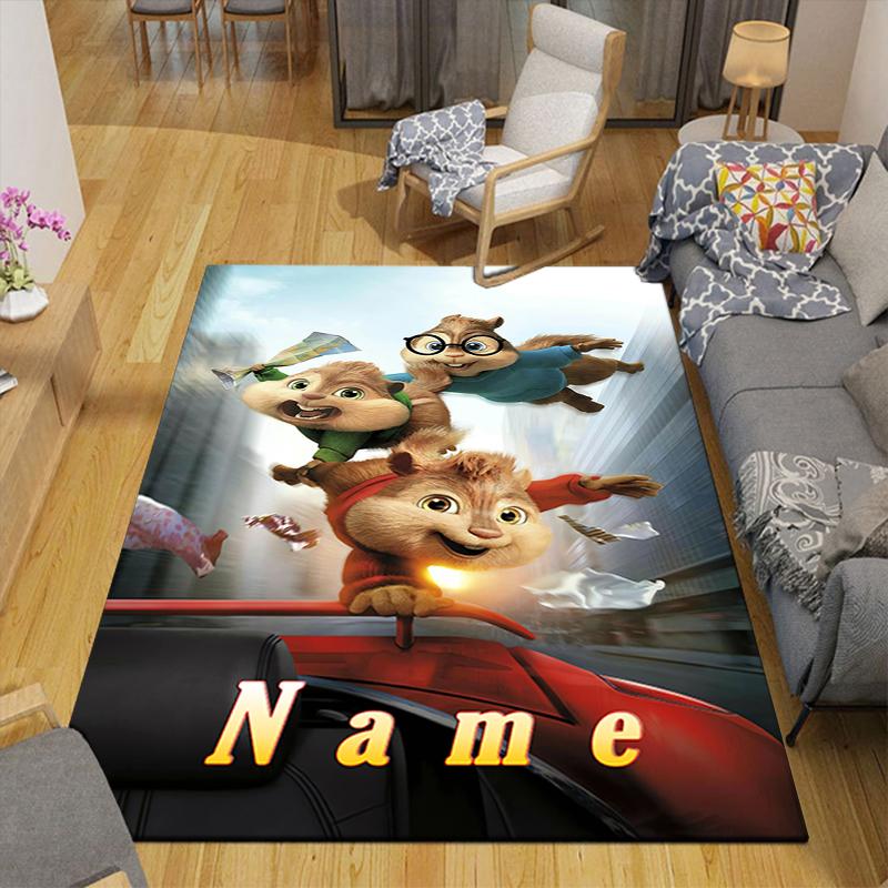 Custom 1Pc Chip Dale'S Festive Fun Rug Office Carpet Indoor Outdoor Entrance Doormat Nonslip Soft And Comfortable Living Room D91613