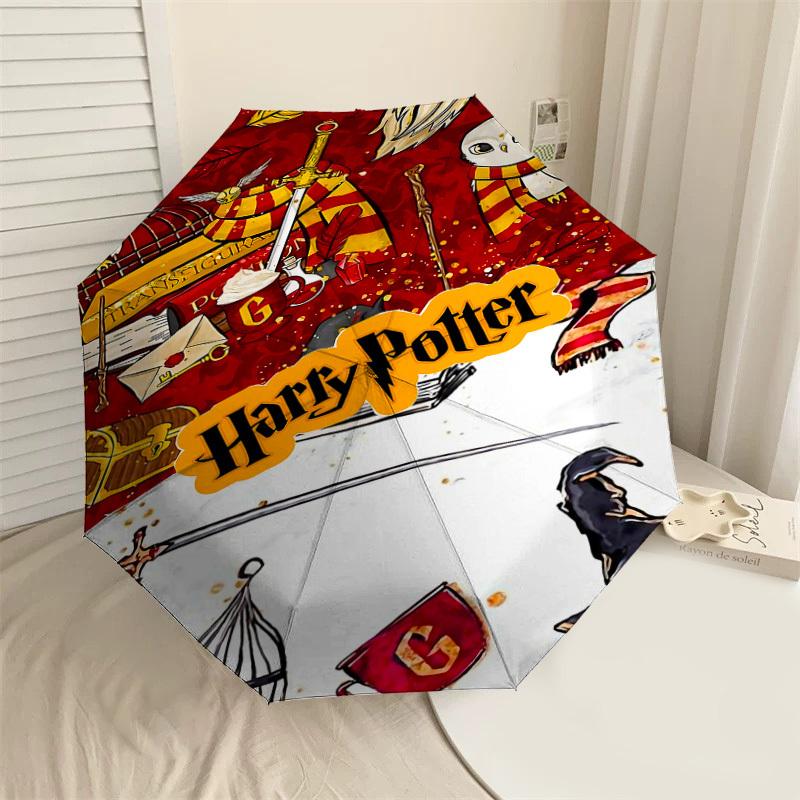 1PC Warner Harry Potter magic Umbrella-8-Rib Reinforced, Automatic Open, Lightweight-A114